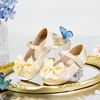 image:imageFelix amp Flora Toddler Flower Girl Dress Shoes Girl Ballet Flats Party School Shoes WeddingB904champagne Gold