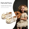 image:imageFelix amp Flora Toddler Flower Girl Dress Shoes Girl Ballet Flats Party School Shoes WeddingB904champagne Gold