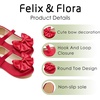 image:imageFelix amp Flora Toddler Flower Girl Dress Shoes Girl Ballet Flats Party School Shoes WeddingB904red