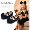 image:imageFelix amp Flora Toddler Flower Girl Dress Shoes Girl Ballet Flats Party School Shoes WeddingB904velvet Black
