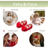 image:imageFelix amp Flora Toddler Flower Girl Dress Shoes Girl Ballet Flats Party School Shoes WeddingB904velvet Red