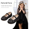 image:imageFelix amp Flora Toddler Girl Dress Shoes  Flower Girl Ballet Flats School Wedding PartyB891black