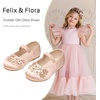 image:imageFelix amp Flora Toddler Girl Dress Shoes  Flower Girl Ballet Flats School Wedding PartyB891dark Nude