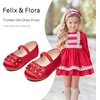 image:imageFelix amp Flora Toddler Girl Dress Shoes  Flower Girl Ballet Flats School Wedding PartyB891red