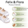 image:imageFelix amp Flora Toddler Girl Dress Shoes  Flower Girl Ballet Flats School Wedding PartyB891white