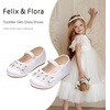 image:imageFelix amp Flora Toddler Girl Dress Shoes  Flower Girl Ballet Flats School Wedding PartyB891white