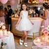image:imageFelix amp Flora Toddler Girl Dress Shoes  Flower Girl Ballet Flats School Wedding PartyB903glitter White