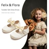 image:imageFelix amp Flora Toddler Girl Dress Shoes  Flower Girl Ballet Flats School Wedding PartyB903s Champagne Gold