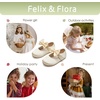 image:imageFelix amp Flora Toddler Girl Dress Shoes  Flower Girl Ballet Flats School Wedding PartyB903s Champagne Gold