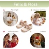 image:imageFelix amp Flora Toddler Girl Dress Shoes  Flower Girl Ballet Flats School Wedding PartyB903s Dark Nude