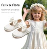 image:imageFelix amp Flora Toddler Girl Dress Shoes  Flower Girl Ballet Flats School Wedding PartyB903s Ivory