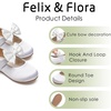 image:imageFelix amp Flora Toddler Girl Dress Shoes  Flower Girl Ballet Flats School Wedding PartyB903s White
