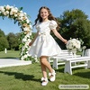 image:imageFelix amp Flora Toddler Girl Dress Shoes  Flower Girl Ballet Flats School Wedding PartyB903s White