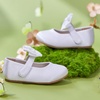 image:imageFelix amp Flora Toddler Girl Dress Shoes  Flower Girl Ballet Flats School Wedding PartyB903s White