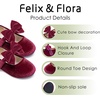 image:imageFelix amp Flora Toddler Girl Dress Shoes  Flower Girl Ballet Flats School Wedding PartyB903velvet Purple