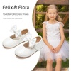 image:imageFelix amp Flora Toddler Girl Dress Shoes  Flower Girl Ballet Flats School Wedding PartyB903white