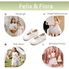 image:imageFelix amp Flora Toddler Girl Dress Shoes  Flower Girl Ballet Flats School Wedding PartyBf13pl White
