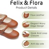 image:imageFelix amp Flora Toddler Girl Dress Shoes  Flower Girl Ballet Flats School Wedding PartyBf19brown