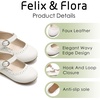 image:imageFelix amp Flora Toddler Girl Dress Shoes  Flower Girl Ballet Flats School Wedding PartyBf19ivory White