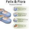 image:imageFelix amp Flora Toddler Girl Dress Shoes  Flower Girl Ballet Flats School Wedding PartyBf19light Blue