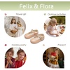 image:imageFelix amp Flora Toddler Girl Dress Shoes  Flower Girl Ballet Flats School Wedding PartyBf19nude