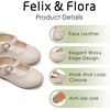 image:imageFelix amp Flora Toddler Girl Dress Shoes  Flower Girl Ballet Flats School Wedding PartyBf19tan