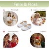 image:imageFelix amp Flora Toddler Girl Dress Shoes  Flower Girl Ballet Flats School Wedding PartyBf19white