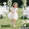 image:imageFelix amp Flora Toddler Girl Dress Shoes  Flower Girl Ballet Flats School Wedding PartyBf19white