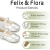 image:imageFelix amp Flora Toddler Girl Dress Shoes  Flower Girl Ballet Flats School Wedding PartyBf29silver
