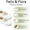 image:imageFelix amp Flora Toddler Girl Dress Shoes  Flower Girl Ballet Flats School Wedding PartyBf29white