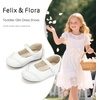 image:imageFelix amp Flora Toddler Girl Dress Shoes  Flower Girl Ballet Flats School Wedding PartyBf29white