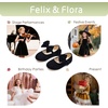 image:imageFelix amp Flora Toddler Girl Dress Shoes  Flower Girl Ballet Flats School Wedding PartySynthetic Suede Black