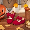 image:imageFelix amp Flora Toddler Girl Dress Shoes  Flower Girl Ballet Flats School Wedding PartySynthetic Suede Red