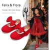 image:imageFelix amp Flora Toddler Girl Dress Shoes  Flower Girl Ballet Flats School Wedding PartySynthetic Suede Red