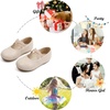 image:imageFelix amp Flora Toddler Girl Dress Shoes  Flower Girl Ballet Mary Jane Flats Party School WeddingB869fl Beige