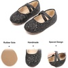 image:imageFelix amp Flora Toddler Girl Dress Shoes  Flower Girl Ballet Mary Jane Flats Party School WeddingB869glitter Black