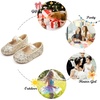 image:imageFelix amp Flora Toddler Girl Dress Shoes  Flower Girl Ballet Mary Jane Flats Party School WeddingB869glitter Gold