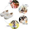 image:imageFelix amp Flora Toddler Girl Dress Shoes  Flower Girl Ballet Mary Jane Flats Party School WeddingB869glitter White