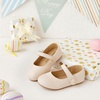 image:imageFelix amp Flora Toddler Girl Dress Shoes  Flower Girl Ballet Mary Jane Flats Party School WeddingB876fl Beige