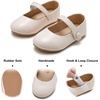 image:imageFelix amp Flora Toddler Girl Dress Shoes  Flower Girl Ballet Mary Jane Flats Party School WeddingB876fl Beige