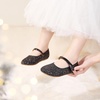 image:imageFelix amp Flora Toddler Girl Dress Shoes  Flower Girl Ballet Mary Jane Flats Party School WeddingB876glitter Black