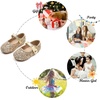 image:imageFelix amp Flora Toddler Girl Dress Shoes  Flower Girl Ballet Mary Jane Flats Party School WeddingB876glitter Gold