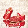 image:imageFelix amp Flora Toddler Girl Dress Shoes  Flower Girl Ballet Mary Jane Flats Party School WeddingB876glitter Red