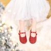 image:imageFelix amp Flora Toddler Girl Dress Shoes  Flower Girl Ballet Mary Jane Flats Party School WeddingB876glitter Red