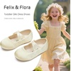 image:imageFelix amp Flora Toddler Girl Dress Shoes  Flower Girl Ballet Mary Jane Flats Party School WeddingBf09s Champagne Gold