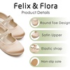 image:imageFelix amp Flora Toddler Girl Dress Shoes  Flower Girl Ballet Mary Jane Flats Party School WeddingBf09s Dark Nude