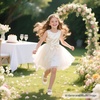 image:imageFelix amp Flora Toddler Girl Dress Shoes  Flower Girl Ballet Mary Jane Flats Party School WeddingBf09s Ivory White