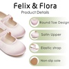 image:imageFelix amp Flora Toddler Girl Dress Shoes  Flower Girl Ballet Mary Jane Flats Party School WeddingBf09s Light Pink