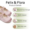 image:imageFelix amp Flora Toddler Girl Dress Shoes  Flower Girl Ballet Mary Jane Flats Party School WeddingBf09s Pink