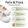 image:imageFelix amp Flora Toddler Girl Dress Shoes  Flower Girl Ballet Mary Jane Flats Party School WeddingBf09s White